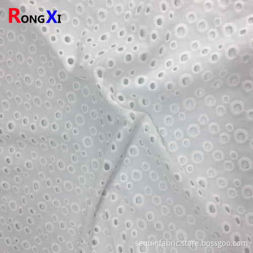 Recyclability Cotton Fabric White Cloth Cotton Fabric Custom